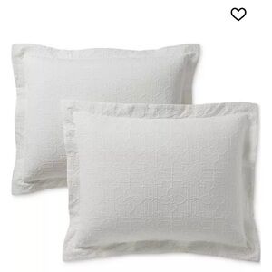 RALPH LAUREN White Pillow Shams